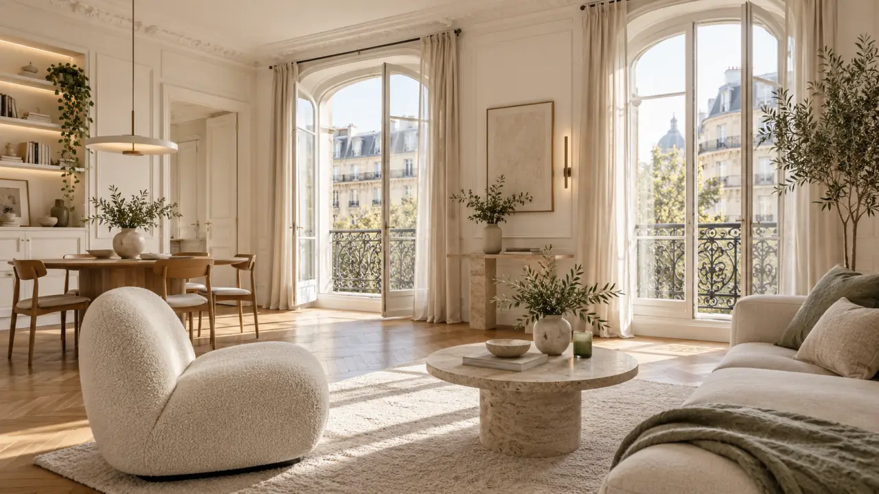Appartement rénové au design épuré optimisé pour l'investissement locatif