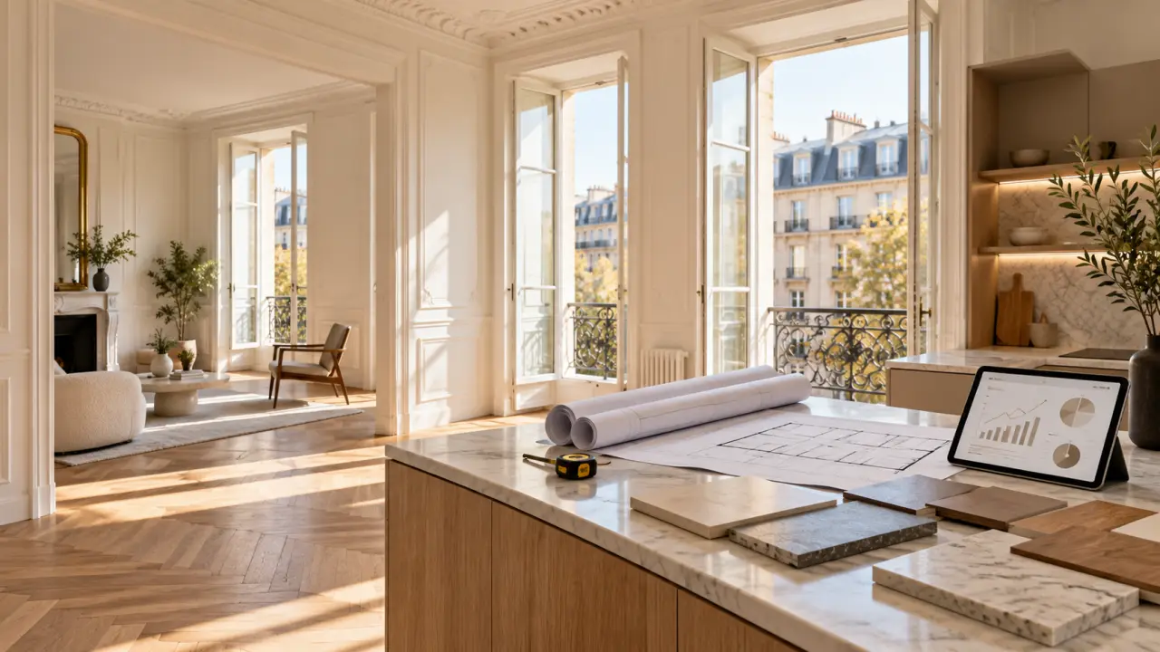 Appartement rénové et lumineux destiné à la location