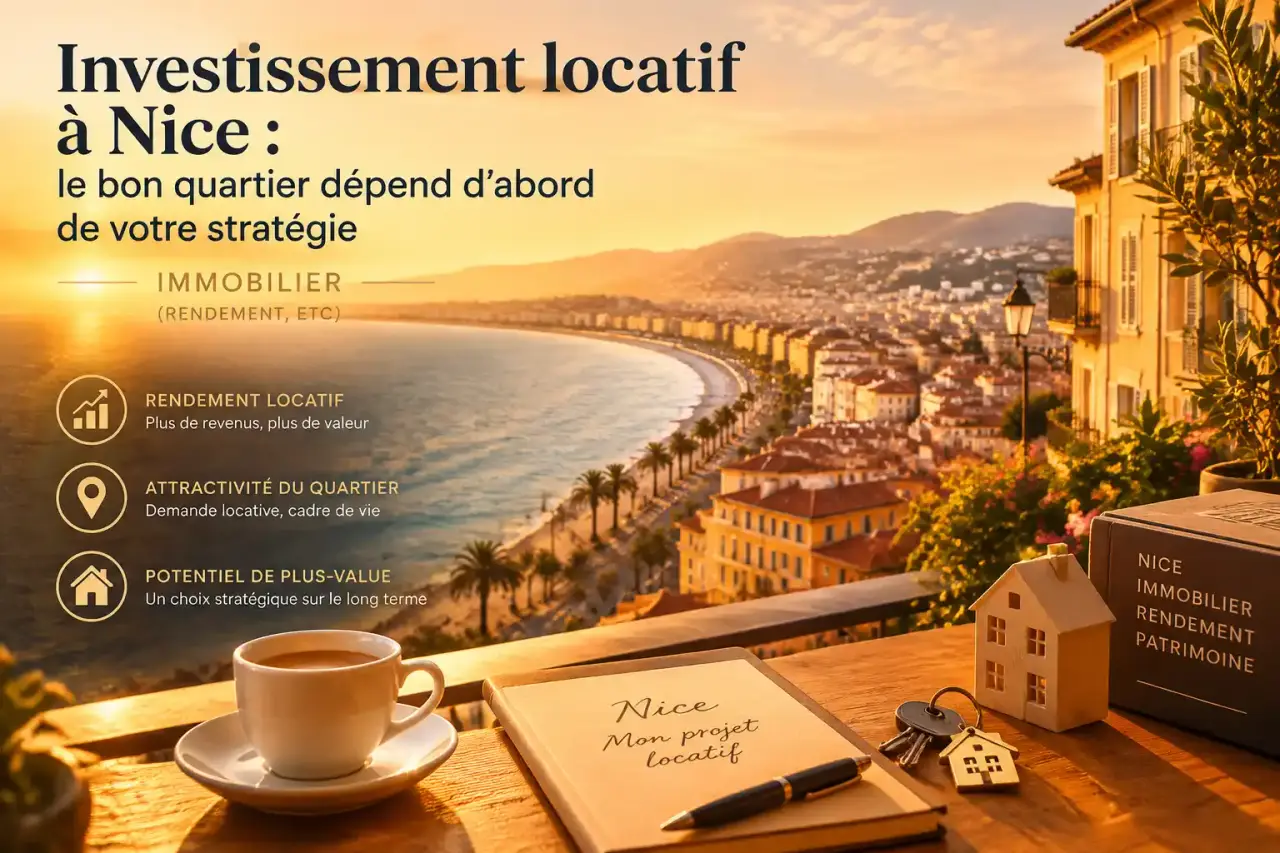 Investissement locatif à Nice : le bon quartier dépend d’abord de votre stratégie