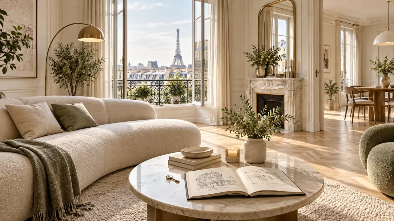 Appartement rénové lumineux au style scandinave, pensé pour un investissement locatif