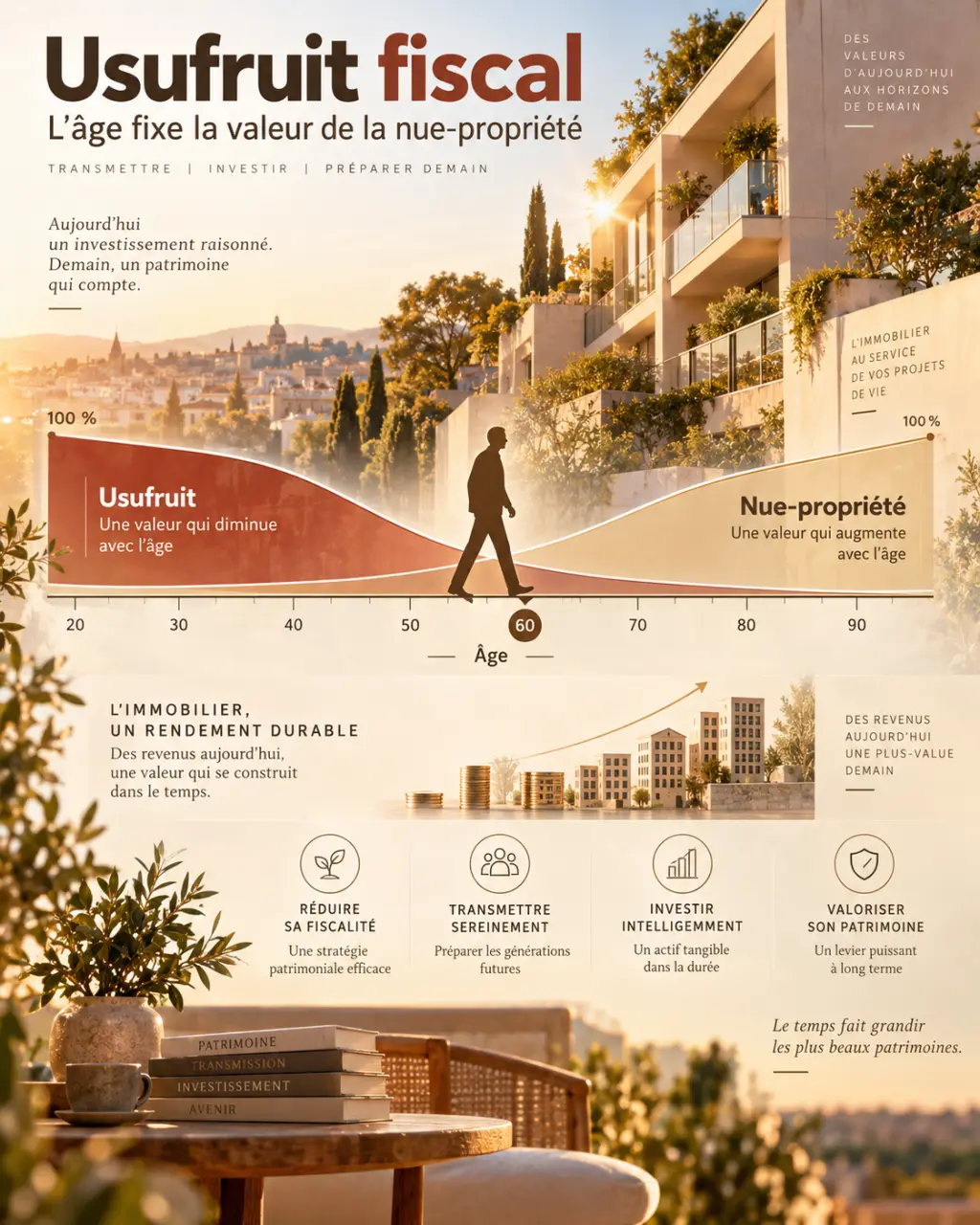 Usufruit fiscal : l’âge fixe la valeur de la nue-propriété